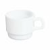 Taza Arcoroc Restaurant Blanco Vidrio 130 ml