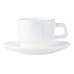 Taza Mug Arcoroc Restaurant Blanco Vidrio 6 Unidades (25 cl)