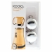 Set of Plugs and Sockets Koala Silver Wine cellar Plastic (2 uds)