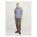 Herenpolo met Korte Mouwen Jack & Jones JPRBLASPENCER SS POLO 12251349 Blauw