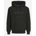 Herren Sweater mit Kapuze Jack & Jones JORFREDERIKSBERG Schwarz