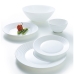 Set de Vajilla Luminarc Harena Blanco Vidrio 19 piezas