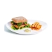 Plato Llano Arcoroc Restaurant 30 x 26 cm Blanco Vidrio (6 Unidades)