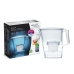 Carafe Filtrante Aqua Optima Liscia Evolve Blanc Plastique 2,5 L