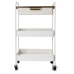 Carrello per Verdure Quid Elvia Bianco Metallo 46,5 x 30,5 x 75 cm