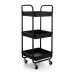 Groentetrolley Quid Apolo Zwart Metaal 34,5 x 29,5 x 77 cm