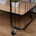 Serving trolley Vinthera Moa Black Steel 75 x 45 x 85 cm