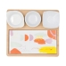 Set da portata Quid Kaleido Multicolore Legno 23 x 19,5 x 3,5 cm 5 Pezzi