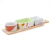 Serveringssett Quid Kaleido Flerfarget Tre 32 x 8 x 4,6 cm 4 Deler