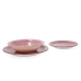 Tableware Quid Vita Peoni Pink Ceramic 18 Pieces