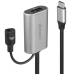 USB-C-kabel LINDY 43270 Zwart Zilverkleurig 5 m