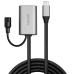 Kabel USB-C LINDY 43270 Czarny Srebrzysty 5 m