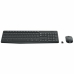 Tastatur mit Drahtloser Maus Logitech Grau AZERTY