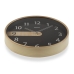 Horloge Murale Versa Noir Plastique Quartz 4,3 x 30,5 x 30,5 cm