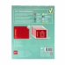 Magnetic board Apli 21,6 x 17,3 cm Red