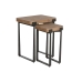 Set of 2 tables Home ESPRIT Brown Black 50 x 38 x 62 cm