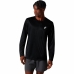 Heren-T-Shirt met Lange Mouwen Asics Core LS Zwart