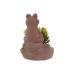 Decoratieve plant Home ESPRIT Polyethyleen Cement Kikker 9 x 9 x 13 cm (3 Stuks)