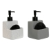 Saboneteira Home ESPRIT Branco Cinzento ABS Dolomite (2 Unidades)