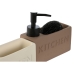 Soap dish Home ESPRIT Terracotta ABS Dolomite (2 Units)