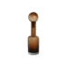 Vase Home ESPRIT Marron Verre Moderne 12,5 X 12,5 X 43,5 cm