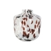 Vase Home ESPRIT Blanc Marron Verre Moderne 15 x 15 x 17 cm