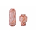 Vase Home ESPRIT Cream Terracotta Crystal Modern 12,5 x 12,5 x 30 cm