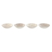 Geschirr-Set Home ESPRIT Braun Beige Porzellan 20 x 20 x 4 cm