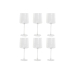 Set de Copas Home ESPRIT Transparente Cristal 9,6 x 9,6 x 22,5 cm (6 Unidades)