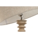 Bordlampe Home ESPRIT Beige Naturell Treverk av mangotre 50 W 220 V 40 x 40 x 60 cm 35 x 35 x 55 cm