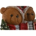 Christmas bauble Home ESPRIT Brown Red Bear (2 Units)