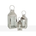 Lantern Romimex Silver Metal 18 x 53 x 18 cm