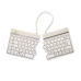 Tastiera e Mouse R-Go RGOSBESWLWH Bianco Spagnolo QWERTY