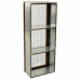 Regal Alexandra House Living Braun Grau Holz Metall 20 x 91 x 35 cm