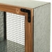 Regal Alexandra House Living Braun Grau Holz Metall 20 x 91 x 35 cm