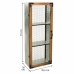 Planken Alexandra House Living Bruin Grijs Hout Metaal 20 x 91 x 35 cm