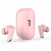 Auriculares com microfone Cool Cor de Rosa