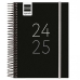 Agenda Finocam 2024-2025 Negro 1/8 12 x 16,4 cm