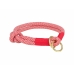 Treningshalsbånd for hund Trixie Soft Rope Rød Krem S 35 cm