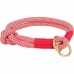 Treningshalsbånd for hund Trixie Soft Rope Rød Krem S 35 cm