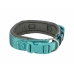 Dog collar Trixie Premium Graphite Light Blue M/L 40-48 cm