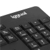 Tastatur og mus iggual IGG319277 Sort Spansk qwerty QWERTY