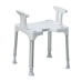 Tabouret PDS CARE PLS077 Blanc Gris clair