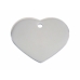 Identification plate Imarc Heart Silver