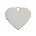 Identification plate Imarc Heart Silver