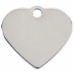 Identification plate Imarc Heart Silver