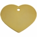 Placa de identificare Imarc Heart Galben Auriu*