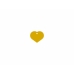 Identification plate Imarc Heart Yellow Golden