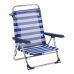 Strandstoel Alco 1 Aluminium Voor meerdere posities Opvouwbaar 79,5 x 59,5 x 56 cm (79,5 x 59,5 x 56 cm)