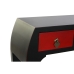 Console DKD Home Decor Sapin Rouge Noir MDF Oriental (96 x 27 x 80 cm)